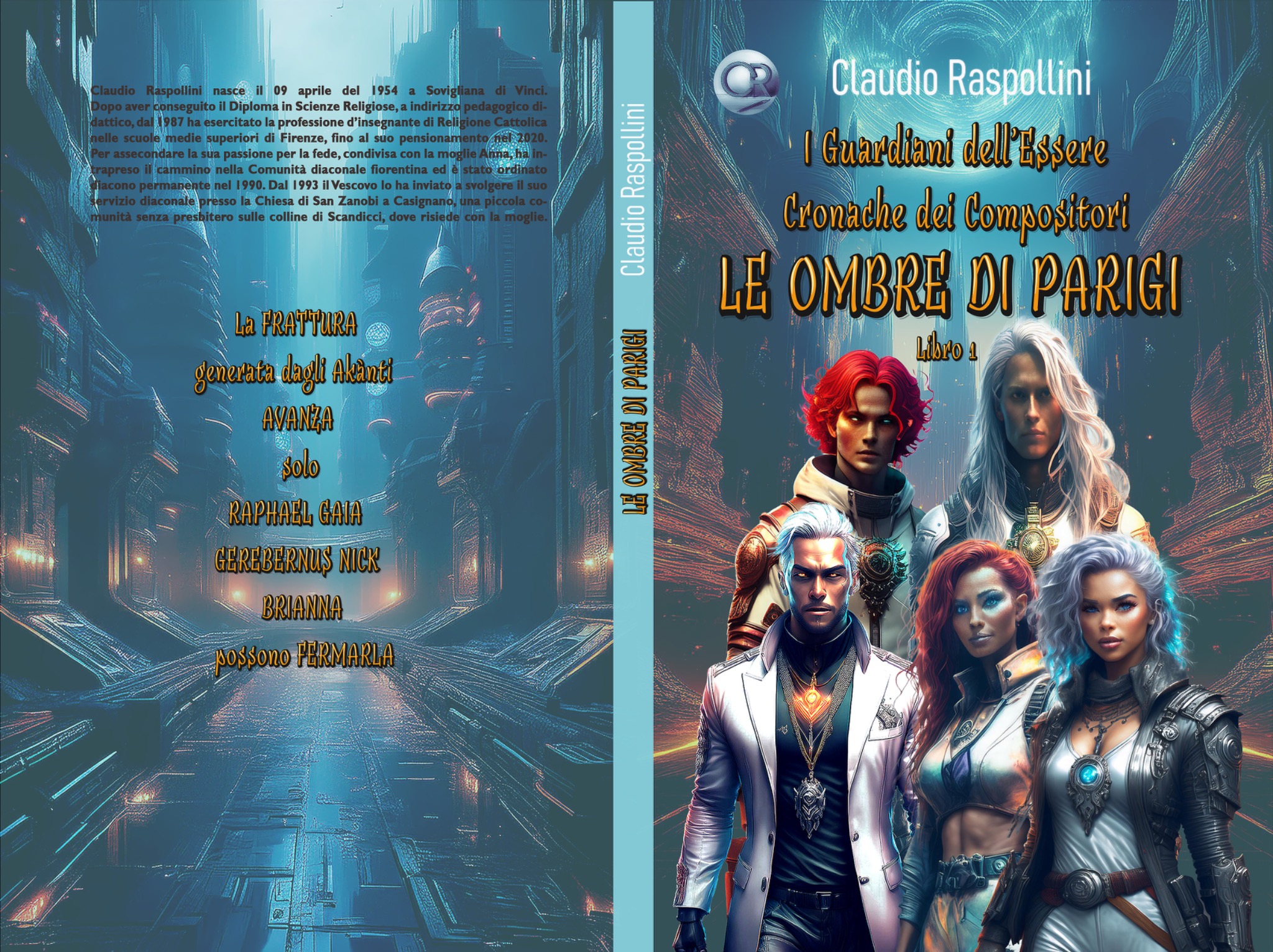Copertina di Le ombre di Parigi, primo volume delle Cronache dei Compositori